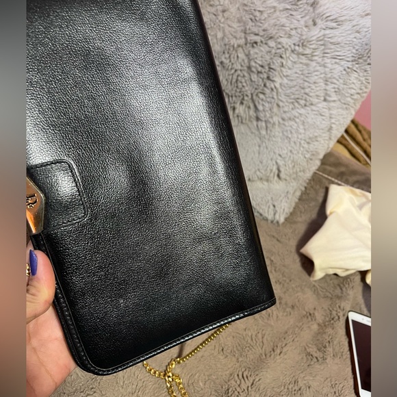 Christian Dior - chain sling black leather - Picture 5 of 10